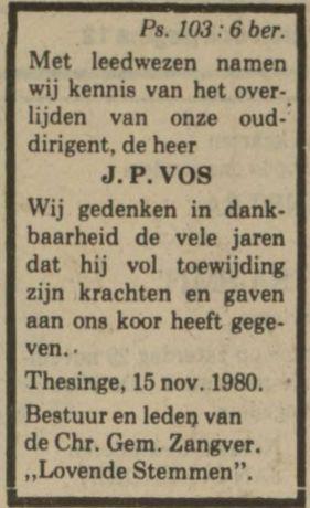 jan pieter vos 2 in 1980.